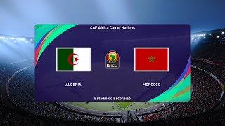 Morocco vs Algeria match l African Nations Qualifiers 2024 l PES [upl. by Eyssej]