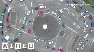 See How an Insane 7Circle Roundabout Actually Works  WIRED [upl. by Nerdna]