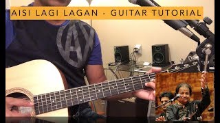 Aisi Lagi Lagan  Anup Jalota  Guitar Tutorial [upl. by Solracesoj]