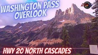 Washington Pass Overlook  North Cascade Mountains  HWY 20  Epic Views [upl. by Noryk]