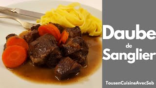 DAUBE de SANGLIER Tous en cuisine avec Seb [upl. by Elohcim]