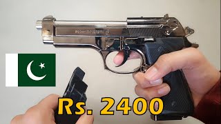 9mm Beretta Lighter Pistol In Pakistan  Cheap Price  Unboxing amp Review in UrduHindi [upl. by Nnaarual]