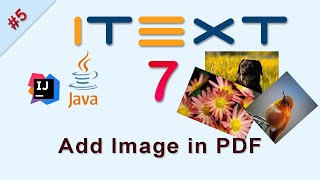 5 Add Image in PDF  iText Java Tutorial [upl. by Gridley]