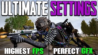 ULTIMATE PUBG SETTINGS GUIDE 2025  HIGHEST FPS BEST GRAPHICS  FULL COMPARISON  PUBG FREE TO PLAY [upl. by Jamin301]