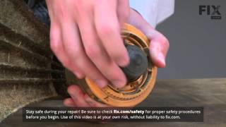 Ryobi Trimmer Repair  How to replace the Bump Head Knob [upl. by Nalor]