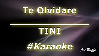 TINI  Te Olvidare Karaoke [upl. by Navnod579]