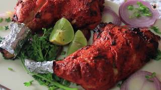 Chicken Tandoori Recipe  Restaurant Style Homemade Chicken Tandoori  Easy Chicken Recipes [upl. by Leno]