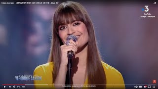 Clara Luciani  CHANSON SUR MA DROLE DE VIE  Live TV [upl. by Jeuz]