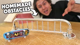 5 EASY DIY FINGERBOARD OBSTACLES [upl. by Karr768]