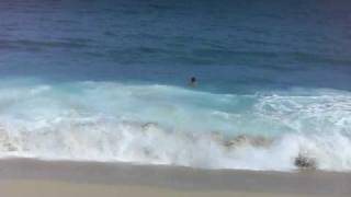 Midwest moron attempts to Conquer big Waves in CABO [upl. by Vieva461]