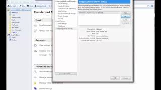Setting Thunderbird to do SMTP authentication [upl. by Kris]