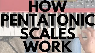 How Pentatonic Scales Work  Piano Questions Answered [upl. by Laden715]