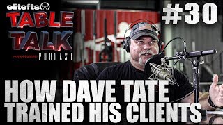 elitefts Table Talk 30  How Dave Tate Trained His Clients  eliteftscom [upl. by Beeson]