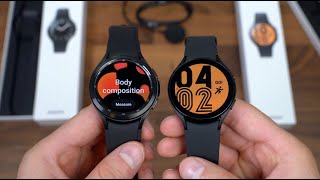 Samsung Galaxy Watch 4 Classic vs Galaxy Watch 4 Unboxing [upl. by Remsen542]