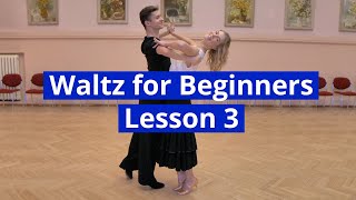 Waltz for Beginners Lesson 3  Natural Spin Turn [upl. by Py]