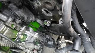 2007 dodge caliber 20 thermostat removal [upl. by Caassi]