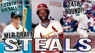 MLB DRAFT STEALS  LOW PICKS That Became SUPERSTARS Part 12 Ranking 1120 [upl. by Ydnir]