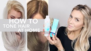 How to Professionally Tone Hair At Home [upl. by Rickart]