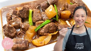 Beef Brisket with Daikon  Cantonese Comfort Food [upl. by Etnaik]