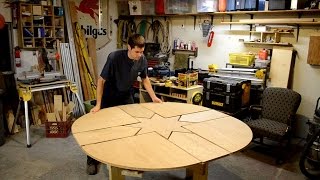 Wooden Expanding Table [upl. by Kcirtemed]