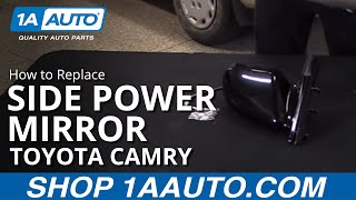 How to Replace Side Power Mirror 9701 Toyota Camry [upl. by Dombrowski]