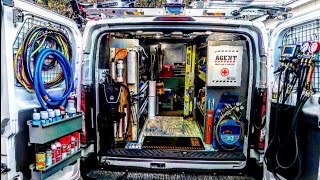 HVAC❄🔥 Service Van Tour🚐 Ford Transit 250 [upl. by Lirba658]