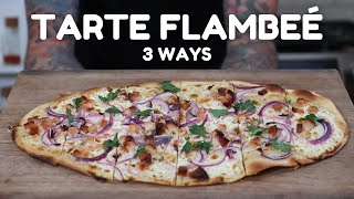 TARTE FLAMBE  FLAMMKUCHEN 3 Ways [upl. by Lucine]