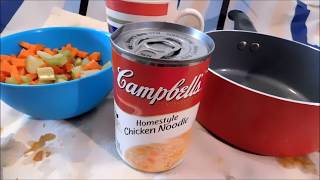 Campbells Condensed Homestyle Chicken Noodle Soup [upl. by Aynosal]