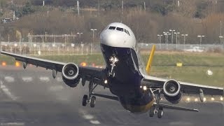 Crosswind difficulties  Worst conditions in history [upl. by Rehotsirk704]