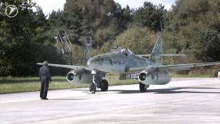 Messerschmitt Me 262  engine start  original sound [upl. by Gamin]