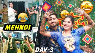 Shikha Sharma ki Mehndi Rasam  Shikha’s wedding vlog 9🔥 Day 3 [upl. by Olenka155]