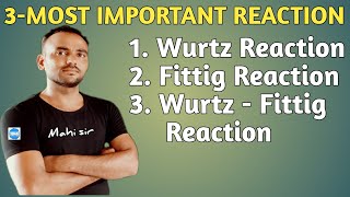 Wurtz Reaction  Fittig Reaction  WurtzFittig Reaction  Super Trick class 11  class 12  Neet [upl. by Fellows515]