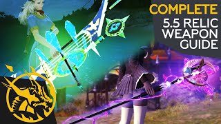 Complete FFXIV Shadowbringers Relic Weapon Guide 558 [upl. by Oeniri]