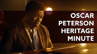 Heritage Minutes Oscar Peterson [upl. by Donny]