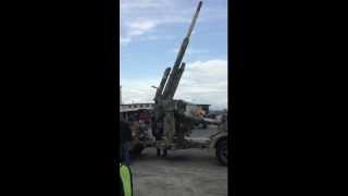 German 88mm Antiaircraft gun at tankfest NW [upl. by Hahseram957]