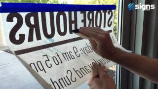 Vinyl Lettering  Installation [upl. by Poppas]