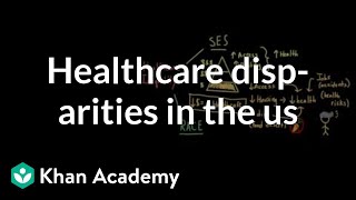 Health and healthcare disparities in the US  Social Inequality  MCAT  Khan Academy [upl. by Mar]