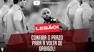 Veja qual é o prazo de retorno de Gabigol ao time do Flamengo [upl. by Netsruk199]