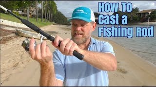 How to Cast a Fishing Rod For Beginners [upl. by Brianne676]