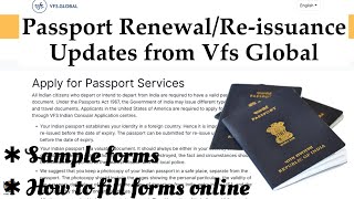 Passport RenewalReissuance Updates  FAQ  Sample Forms [upl. by Enitsuga]