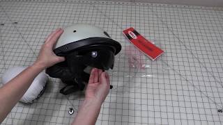 How To Replace The Visor On A Motorcycle Helmet [upl. by Oenire579]