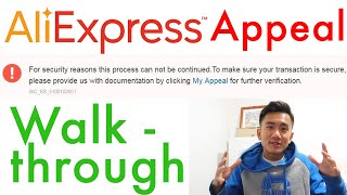 Aliexpress Appeal Walkthrough Guide  Process  Error Solution [upl. by Wey]