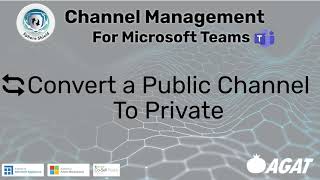 How to Convert a Public Channel To Private in Microsoft Teams [upl. by Akit273]