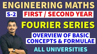 FOURIER SERIES BASICS  S2  DIRICHLETS CONDITION  ENGINEERING MATHEMATICS  SAURABH DAHIVADKAR [upl. by Adamsen723]