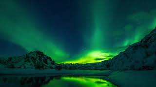 Aurora Borealis  Northern Lights  Wind Sounds for Sleeping  Relax [upl. by Tremain]