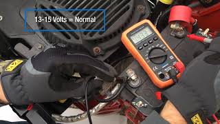 How To Test a KOHLER Voltage Regulator RectifierRegulatorOutput Test [upl. by Dewitt]