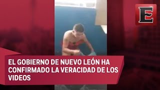 Difunden videos humillantes de reos del Penal de Apodaca [upl. by Yesdnil465]