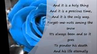 Christy MooreLyricsBright Blue Rose [upl. by Milde]