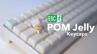 POM Jelly Keycaps by Escape Keyboard  Keycaps Comparison amp Typing Sounds [upl. by Htebiram]