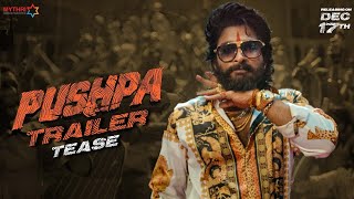 Pushpa Trailer Tease  Allu Arjun  Pushpa  Rashmika  Fahadh Faasil  DSP  Sukumar  17th Dec [upl. by Everara]